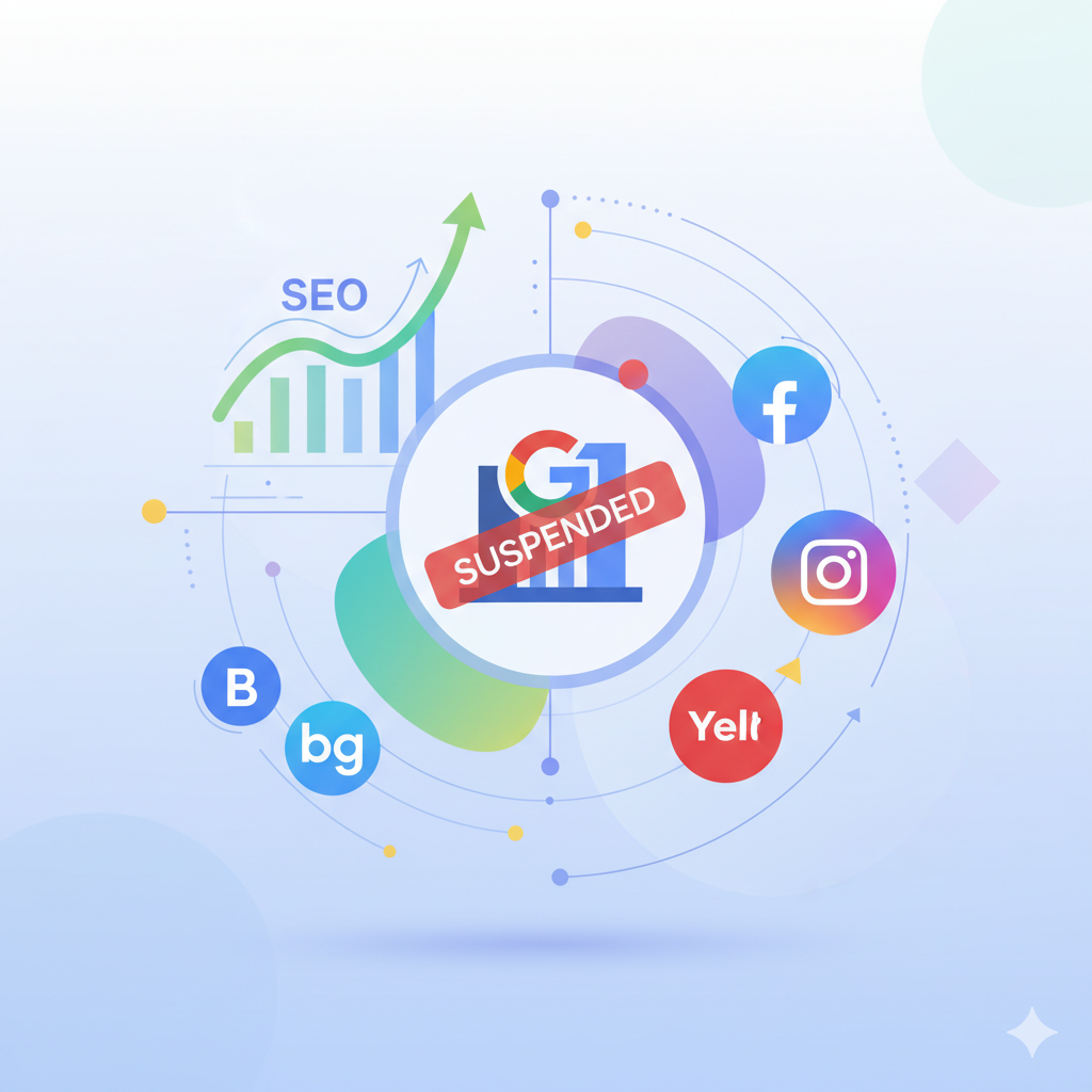 Local SEO strategies during GMB suspension